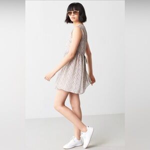 Madewell Floral Mini Dress Size M Sleeveless Cottagecore Boho Spring Summer